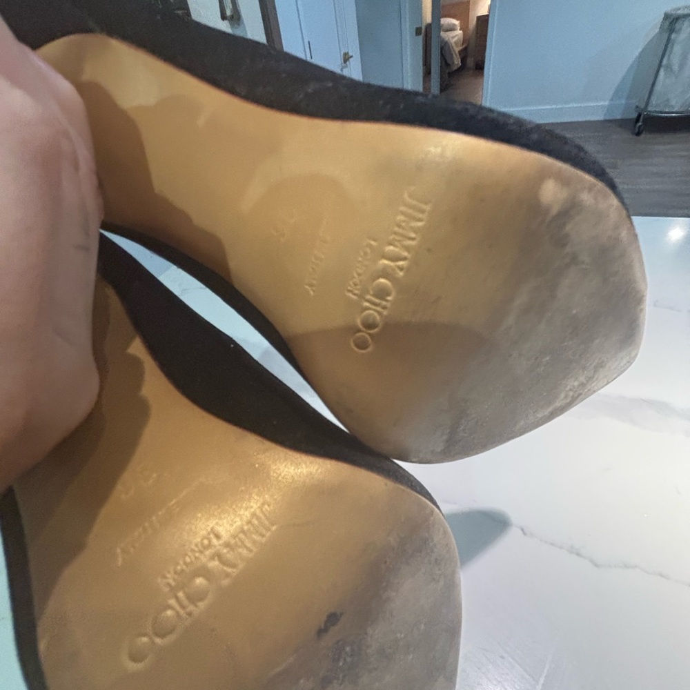 Jimmy Choo Black Stiletto Heels - Picture 3 of 5